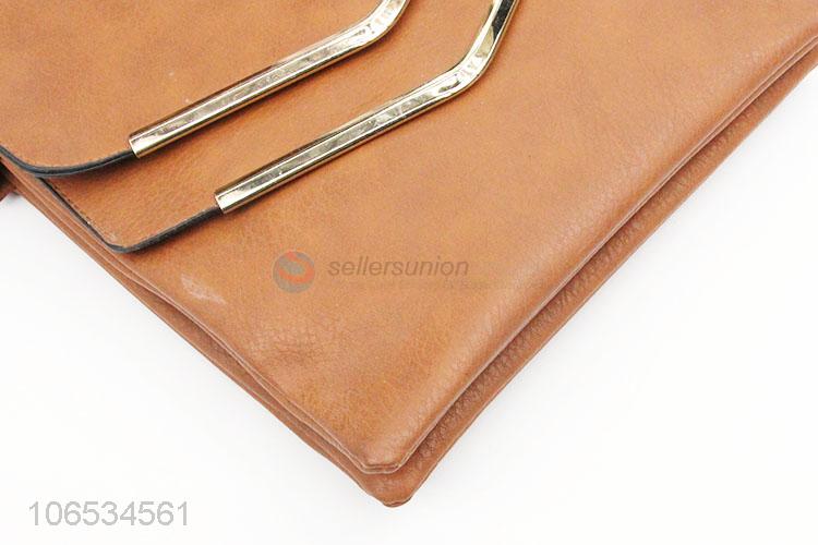 Factory Sell Shoulder Bag Waterproof Women Pu Leather Flap Crossbody Bag