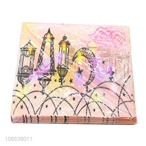 Reasonable price fancy design decorative printed paper napkin