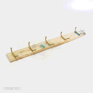 Cheap and Good Quality 5 Heads Wooden Wall Hooks