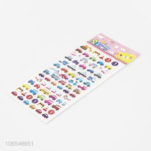 Wholesale Price Cute Car Shaped Diy Cartoon Stickers for Kids