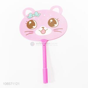 Cartoon Design Plastic Fan Ball-Point Pen