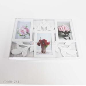 High quality leaf design plastic combination photo frame