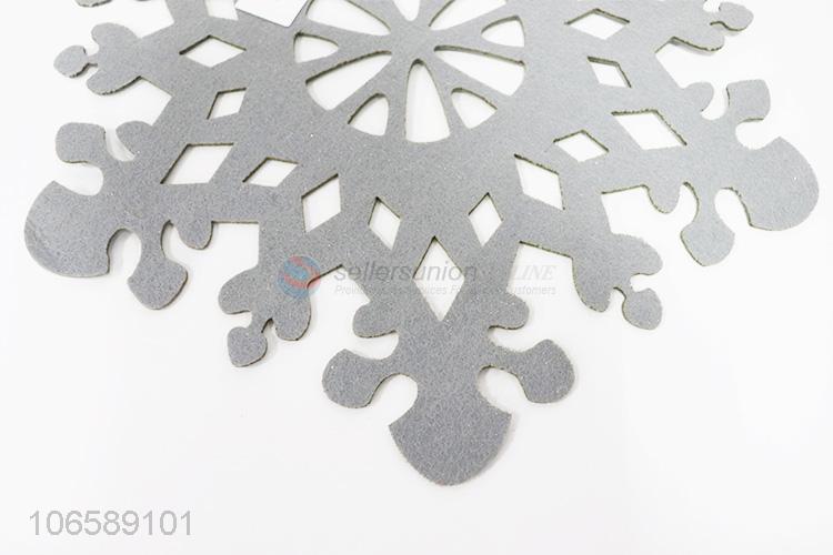 New products hottest glitter snowflake EVA placemat