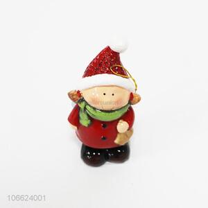 Hot sale holiday gift Christmas ceramic figurine ornaments