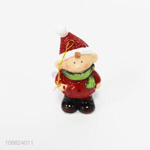 Good quality home decoration Christmas statue ceramic figurine