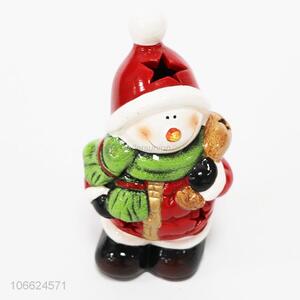 New Design Christmas LED Ceramic Ornaments