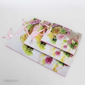 Low price foldable custom various sizes paper gift bag