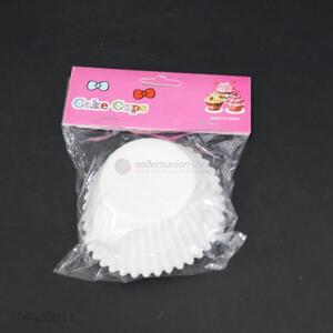 Low price 50pcs white cupcake cups paper cups