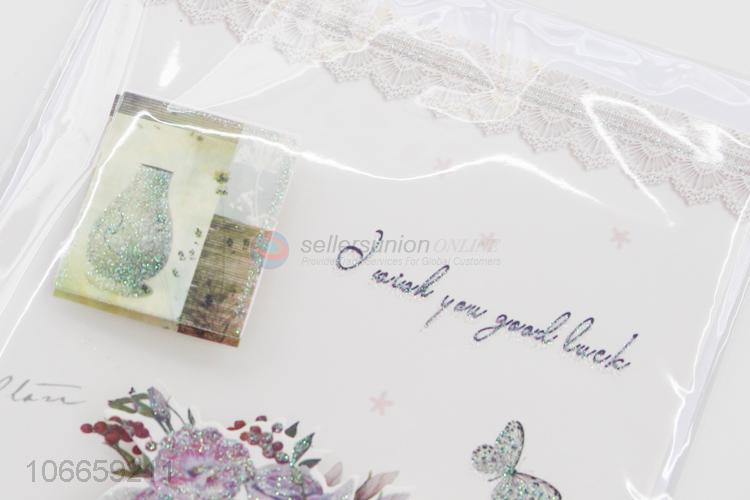 Best Price Glitter Powder Paper Greeting Card