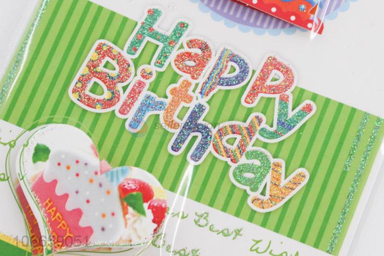 Fashion Design Paper Greeting Card For Birthday