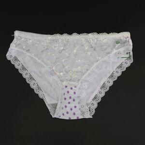 Hot sale ladies sexy breathable lace panties for summer