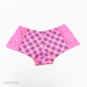 Promotional women chic sexy lace panties ladies underwear