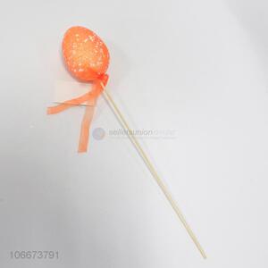 Factory sell Easter foam egg on stick garden pick decoration