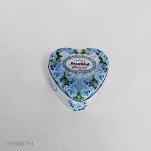 Custom Heart Shape Iron Box Storage Case