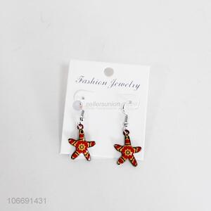 New fashion simple woman accessoires jewelry starfish earrings