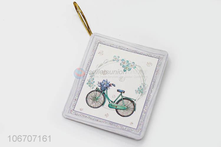 Competitive price rectangle flower printed paper greeting card