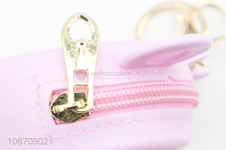 New Design Rabbit Shaped Small Silicone Coin Bag Silicone Coin Purse