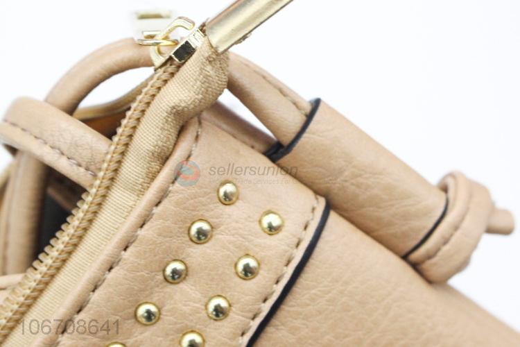 Hot Selling Women Pu Leather Small Wallet Mobile Phone Crossbody Bag