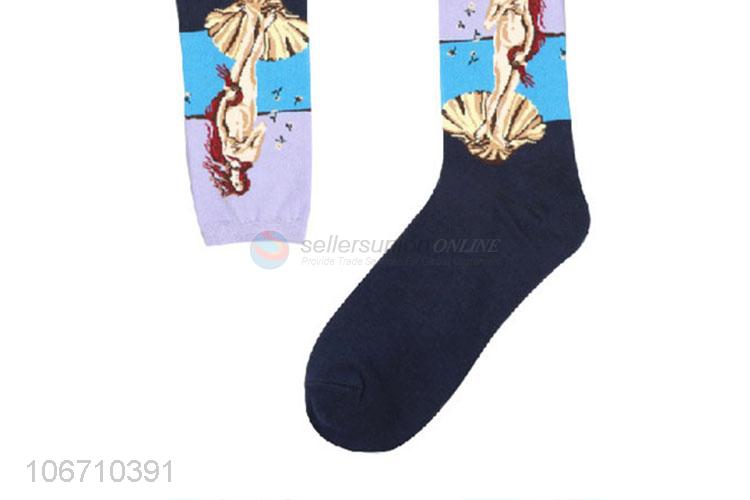 Good Factory Price Mid-Calf Length Sock Men Comfortable Socks