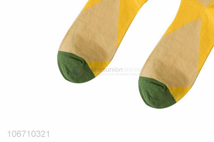 Custom Comfortable Breathable Mid-Calf Length Sock Men Socks