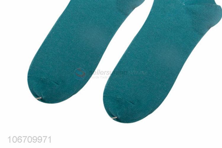 Good Quality Men Mid-Calf Length Sock Fashion Breathable Cotton Socks