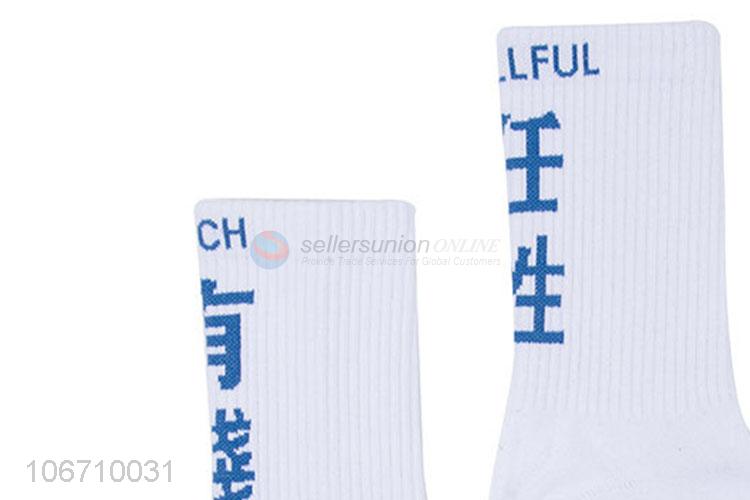 Hot Selling Breathable Mid-Calf Length Sock Men Cotton Socks