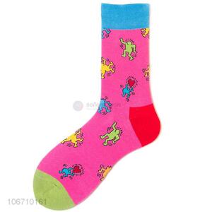 Custom Design Wholesale Men'S Mid Calf Cotton Comfortable Socks