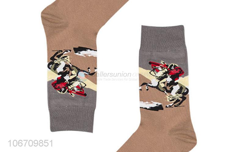 New Popular Cotton Mid-Calf Length Sock Best Men Socks