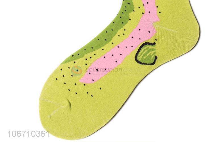 Wholesale Custom Men Mid-Calf Length Knitting Breathable Socks