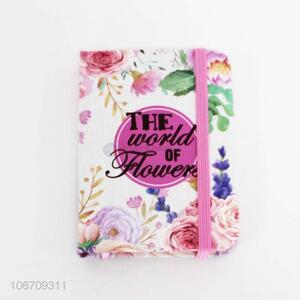 Good Quality Flower Pattern Notebook For School