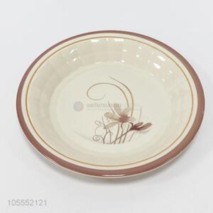 Wholesale household delicate flower printed melamine plate