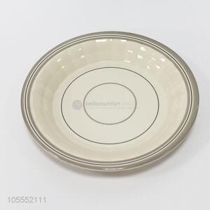 Good quality round household delicate melamine plate