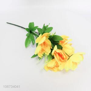 Premium quality artificial flower 7 heads peony flower home decoration