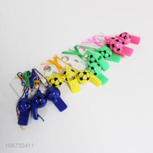 Cheap Promotional 12PCS Sports Football Plastic Whistle