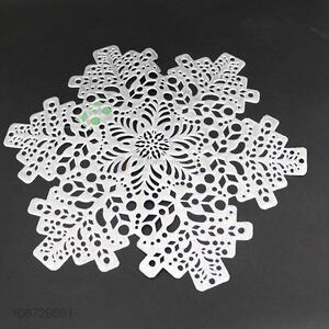 High quality wholesale snowflake shape felt placemat