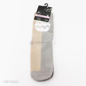 Wholesale Breathable Mid-Calf Length Sock Women Cotton Socks