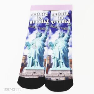 Unique Design Women Mid-Calf Length Sock Breathable Sock