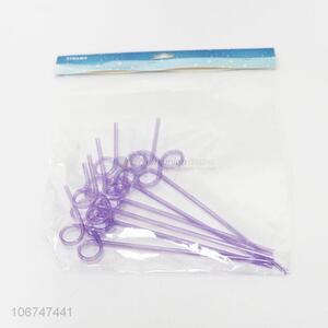 Good Quality 6 Pieces Fashion Disposable Straw