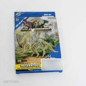 Wholesale 36 Pieces Educational Dinosaur Puzzle Toy