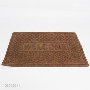 Hot sale rectangular non-slip microfiber door mat