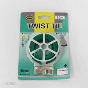 Factory direct sale 30m plastic coated garden twist tie