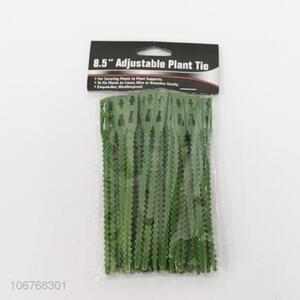 High quality 50pcs green plastic plant ties garden ties