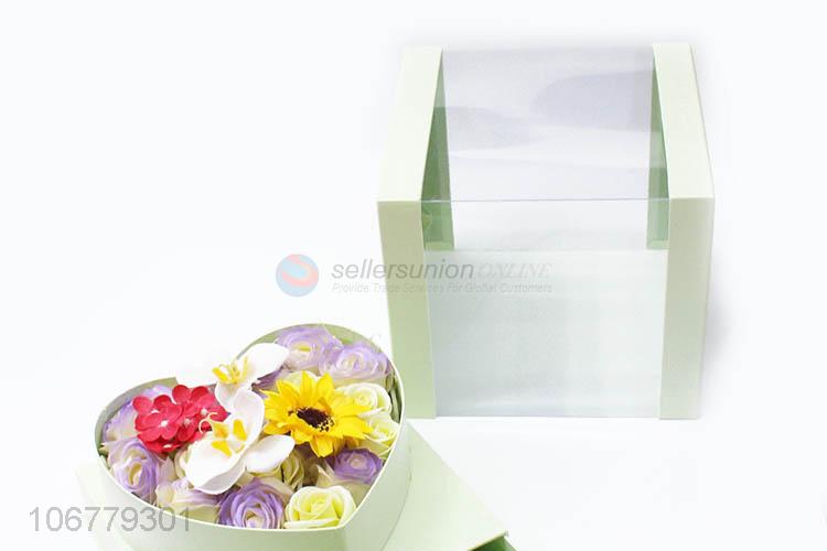 Attractive design delicate heart paper gift box with drawer