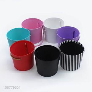 High quality bucket shape flower decoration paper gift box