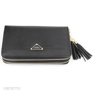 Best Quality PU Leather Card Holder Long Wallet For Women