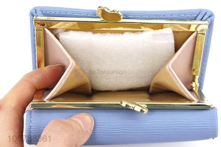 Wholesale PU Leather Foldable Cluth Purses For Women