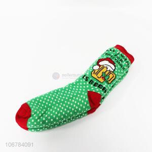 Low price women winter warm non-slip floor socks