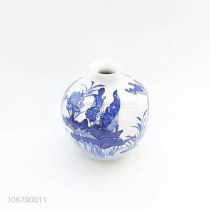 Fashion Style Blue And White Porcelain Vase Ceramic Vase