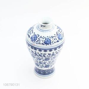 Creative Design Blue And White Porcelain Vase Fashion Decoration