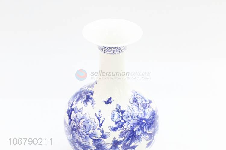 Wholesale Household Decoration Crafts Blue And White Porcelain Vase